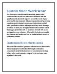 Custom hi vis jackets cairns PowerPoint PPT Presentation
