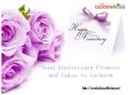 Send Anniversary Flowers and Cake to Lucknow