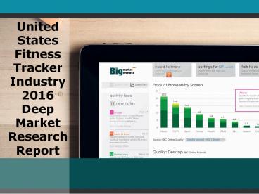 United States Fitness Tracker Industry 2016