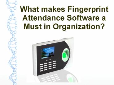 Fingerprint Attendance Software