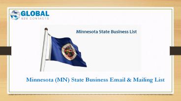 Minnesota  State Business Email & Mailing List