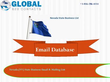 Nevada  State Business Email & Mailing List