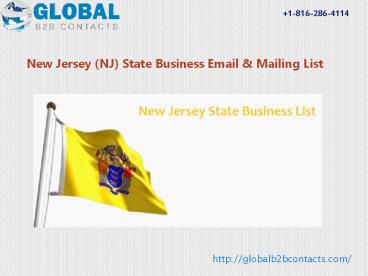 New jersey  State Business Email & Mailing List
