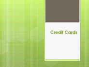 Credit Cards (1)