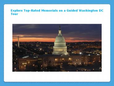 Washington DC Sightseeing Tours
