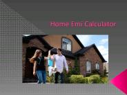 Home Emi Calculator