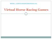 Virtual Horse Racing - Digital Downs