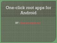 Framaroot alternative apps