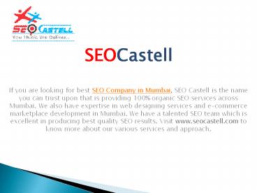 SEO Company in Mumbai