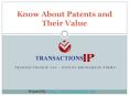 Patent Valuation Services - TransactionsIP LLC PowerPoint PPT Presentation