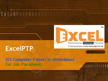 iOS Trainnig In Ahmedabad For Carrier Growth