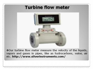 Steam flow meter