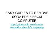 Easy gudies to remove soda pdf 8 from computer
