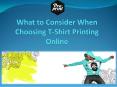 What to Consider When Choosing T-Shirt Printing Online (1) PowerPoint PPT Presentation