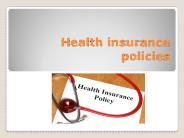 Health insurance policies