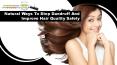 Natural Ways To Stop Dandruff And Improve Hair Quality Safely PowerPoint PPT Presentation