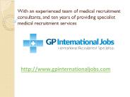 GP International Jobs
