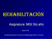 REHABILITACI