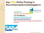 sap mdg online training | online training sap mdg