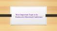 Most Important Topic to be Enclosed is Electrical Conference PowerPoint PPT Presentation