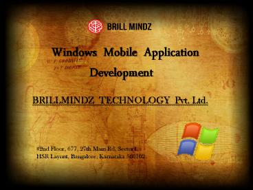 Windows Mobile Apps Development Company in USA