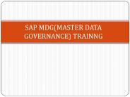 sap mdg online training | online training sap mdg