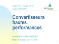 Convertisseurs hautes performances PowerPoint PPT Presentation