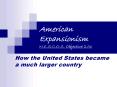 American Expansionism N.C.S.C.O.S. Objective 2.01 PowerPoint PPT Presentation