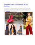 5 Trendy Ways to wear a Women Kurtis in Mix & Match Style PowerPoint PPT Presentation