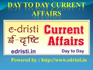 Free Current Affairs PDF downloads by E-dristi