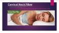 Cervical Neck Pillow