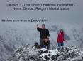 Deutsch 3 - Unit 1 Part 1 Personal Information - Name, Gender, Religion, Marital Status PowerPoint PPT Presentation