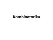 Kombinatorika