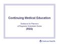 Continuing Medical Education PowerPoint PPT Presentation