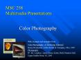MSC 258 Multimedia Presentations PowerPoint PPT Presentation