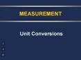 Unit Conversions PowerPoint PPT Presentation