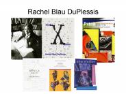 Rachel Blau DuPlessis