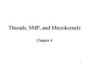 Threads, SMP, and Microkernels