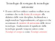 Tecnologie di sostegno
