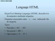 Lenguaje HTML