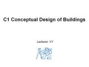 C1 Conceptual Design of Buildings