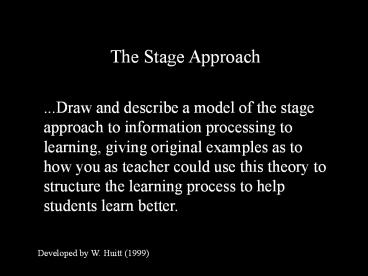 Information%20Processing:%20Stage%20Theory