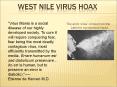 West Nile Virus hoax PowerPoint PPT Presentation