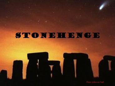 STONEHENGE