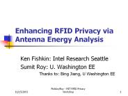 Enhancing RFID Privacy via Antenna Energy Analysis