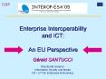 Enterprise Interoperability and ICT:  An EU Perspective PowerPoint PPT Presentation
