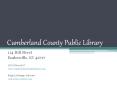 Cumberland County Public Library PowerPoint PPT Presentation
