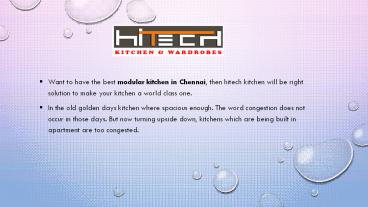Modular Kitchen dealers in Chennai | Hitech Kitchen (2)