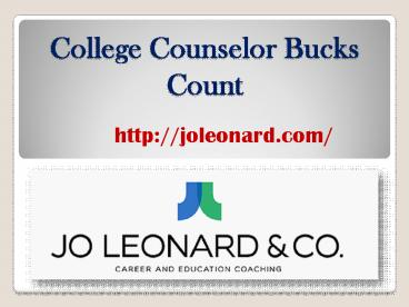 College Counselor Bucks Count - joleonard.com