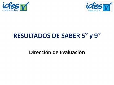 RESULTADOS DE SABER 5